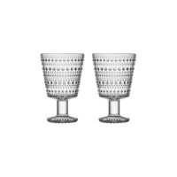 Iittala Kastehelmi jalallinen juomalasi 26 cl kirkas,