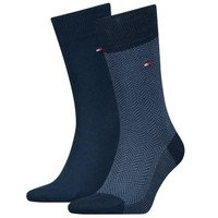 Tommy Hilfiger 2 pakkaus Men Herringbone Sock, Tommy Hilfiger Legwear