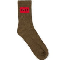 HUGO 2 pakkaus Label Rib Col Socks