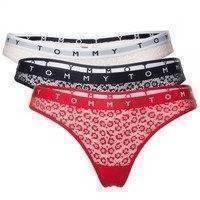 Tommy Hilfiger 3 pakkaus Logo Lace Thong