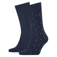 Tommy Hilfiger 2 pakkaus Men Dot Socks, Tommy Hilfiger Legwear