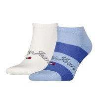 Tommy Hilfiger 2 pakkaus Rugby Sneaker Socks, Tommy Hilfiger Legwear