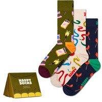 Happy Sock Happy Camper Socks Gift Set 3 pakkaus, Happy socks