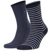 Tommy Hilfiger 2 pakkaus Classic Small Stripe Socks, Tommy Hilfiger Legwear