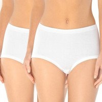 Schiesser 2 pakkaus Original Classics Fine Rib Waist Panties