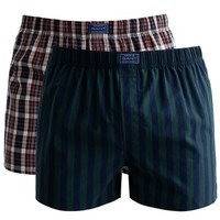 Gant 2 pakkaus Cotton Stripe Boxer Shorts