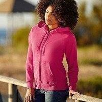 Fruit of the Loom Lady-Fit Hooded Sweat Jacket