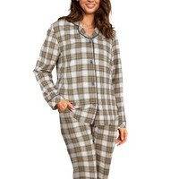 Lady Avenue Cotton Flannel Pyjamas