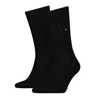 Tommy Hilfiger 2 pakkaus Fil D Ecosse Rib Socks, Tommy Hilfiger Legwear