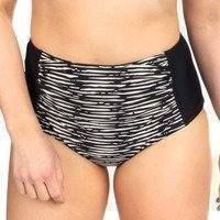 Trofe Graphic High Waist Bikini Brief, Trofé