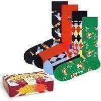 Happy socks 4 pakkaus Circus Enjoy the Show Gift Box