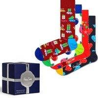 Happy socks 4 pakkaus Holiday Vibes Gift Box