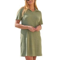 Trofe Stretch Terry Solid Robe, Trofé