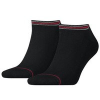 Tommy Hilfiger 2 pakkaus Men Iconic Sports Sneaker Sock, Tommy Hilfiger Legwear