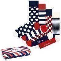 Happy socks 4 pakkaus Stripe Socks Gift Box