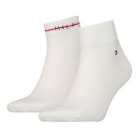 Tommy Hilfiger 2 pakkaus Men Stripe Quarter Sock, Tommy Hilfiger Legwear