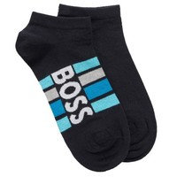 BOSS 2 pakkaus Stripe Cotton Ankle Socks
