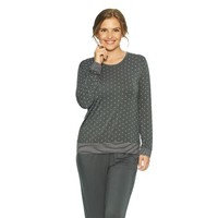 Lady Avenue Bamboo Long Sleeve Pyjama With Cuff