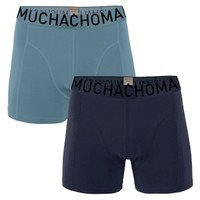 Muchachomalo 2 pakkaus Cotton Stretch Solid Boxer