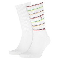 Tommy Hilfiger 2 pakkaus Men Sport Stripe Socks, Tommy Hilfiger Legwear