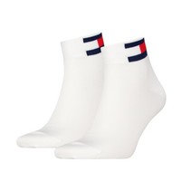 Tommy Men Uni Flag Quarter Sock 2 pakkaus, Tommy Hilfiger Legwear