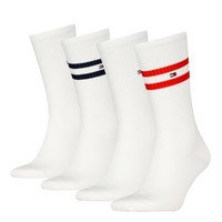 Tommy Hilfiger 4 pakkaus Men Sport Stripe Sock, Tommy Hilfiger Legwear