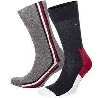 Tommy Hilfiger 2 pakkaus Men Iconic Hidden Socks, Tommy Hilfiger Legwear