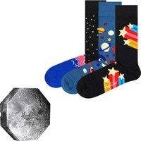 Happy socks 3 pakkaus Outer Space Socks Gift Box