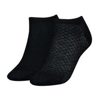 Tommy Hilfiger 2 pakkaus Women Diamond Sneaker Socks, Tommy Hilfiger Legwear