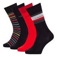 Calvin Klein 4 pakkaus David Crew Socks Gift Box, Calvin Klein Legwear