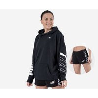 Rebel Hoody TR + Amplified 3' Shorts TR, Puma