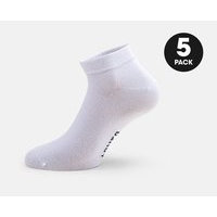Solid Bamboo Ankle Sock 5-Pack, Frank Dandy