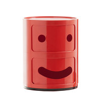 Kartell Componibili Smile säilytyskaluste 1, 2-osainen, punainen
