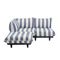 Fatboy Paletti sohva, 3 osaa, vasen, raidallinen ocean blue