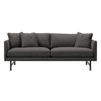Fredericia Calmo 95 sohva, 2-istuttava, musta teräs - Sunniva 242