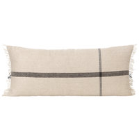 ferm LIVING Calm tyyny, 40 x 90 cm, beige - musta