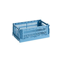 HAY Colour Crate kori, S, kierrätysmuovi, sky blue