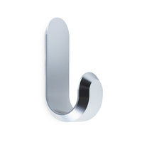 Normann Copenhagen Curve minikoukku, 2 kpl, hopea