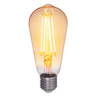 Airam Decor Amber LED Edison lamppu 5W E27 380lm, himmennettävä
