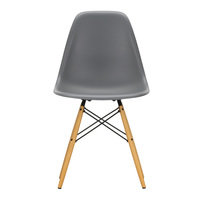 Vitra Eames DSW tuoli, granite grey - vaahtera