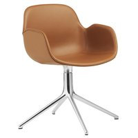 Normann Copenhagen Form Swivel 4L käsinojallinen tuoli, alumiini - Synergy 16