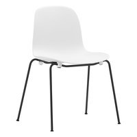 Normann Copenhagen Form tuoli, pinottava, musta teräs - harmaa