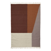 ferm LIVING Kelim matto, Borders, 140 x 200 cm