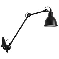 DCWéditions Lampe Gras 222 seinävalaisin, pyöreä varjostin, musta