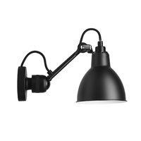 DCWéditions Lampe Gras 304 valaisin, pyöreä varjostin, musta - kupari