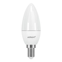 Airam LED Oiva kynt.lamppu, 5W E14 3000K 470lm, himmennettävä