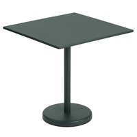 Muuto Linear Steel Café pöytä, 70 x 70 cm, musta