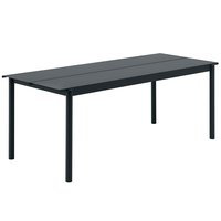 Muuto Linear Steel pöytä, 200 x 75 cm, vaaleansininen