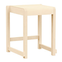 Frama Low Stool 01 jakkara, luonnonvärinen puu