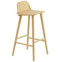 Muuto Nerd baarituoli, 75 cm, sand yellow